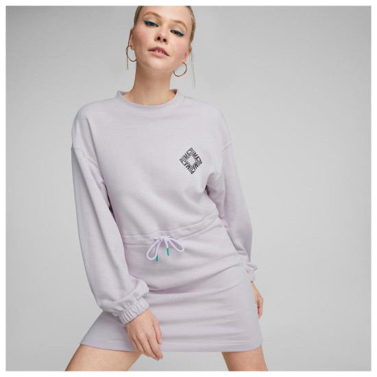 Puma Γυναικείο φόρεμα Sportswear Crew Neck Dress Puma Γυναικείο φόρεμα Sportswear Crew Neck Dress